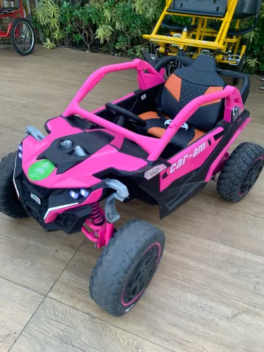 CARRINHO ELÉTRICO  ROSA 24vts