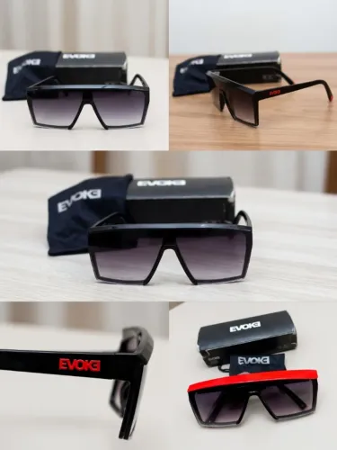 Óculos Evoke Futurah 100% Original c/ Aba Removível + Kit Completo