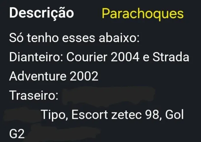Parachoques 