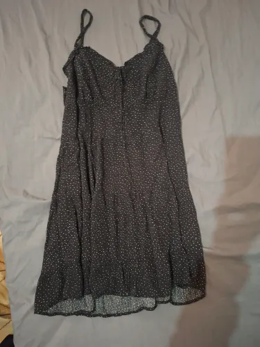 Brechó Mogi Online. Vestido preto, tamanho G