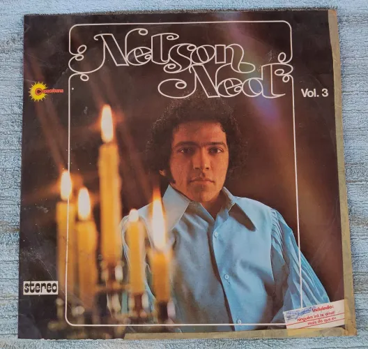LP disco de vinil Nelson Ned volume 3 1973 toca disco radiola vitrola som antigo 3x1 