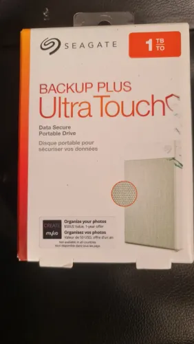 HD Seagate Externo 1 TB - Backup Plus Ultra Touch