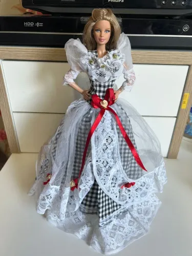 Vestido de Barbie - Dama Antiga 