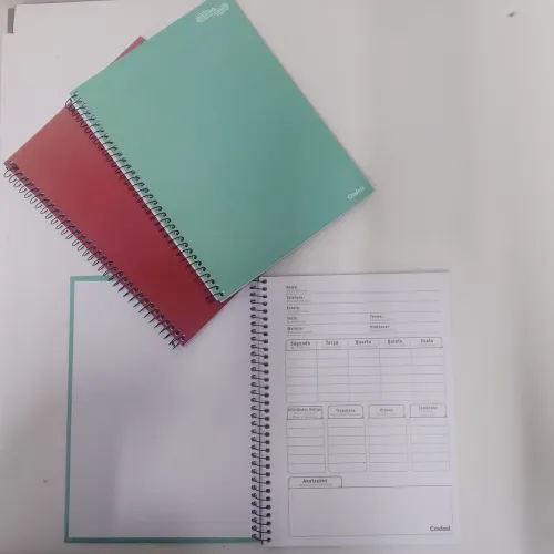 Kit 5 caderno de 1 matéria