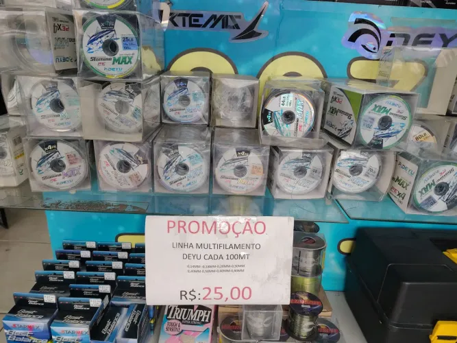Linha multifilamento todas espessura 100mt