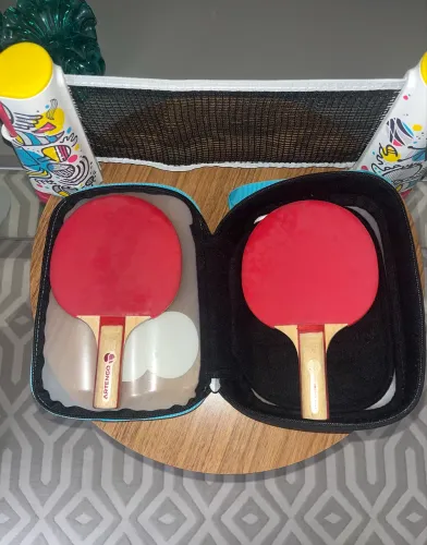 Kit Tênis de Mesa Artengo - 2 Raquetes + Rede
