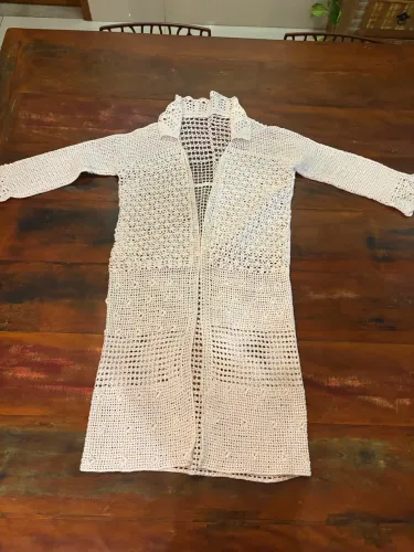 Vestido de crochê
