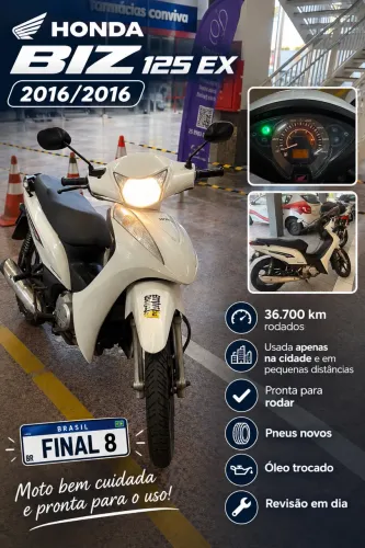 Honda Biz 125 EX 2016/2016