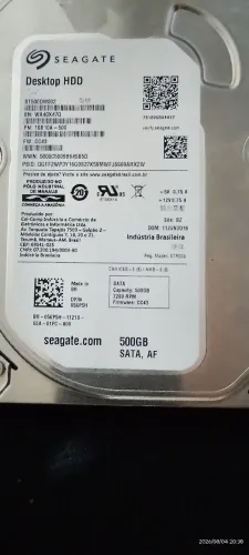 Hd Seagate 500gb