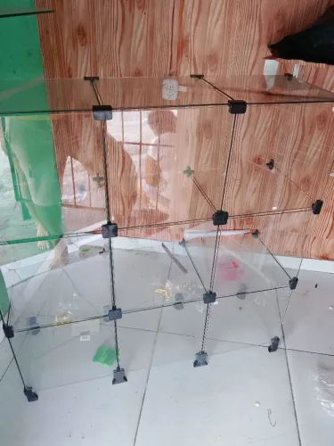 Balcão de vidro