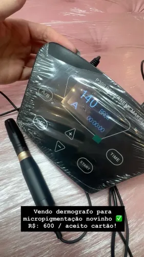 Vendo dermografo para micropigmentação