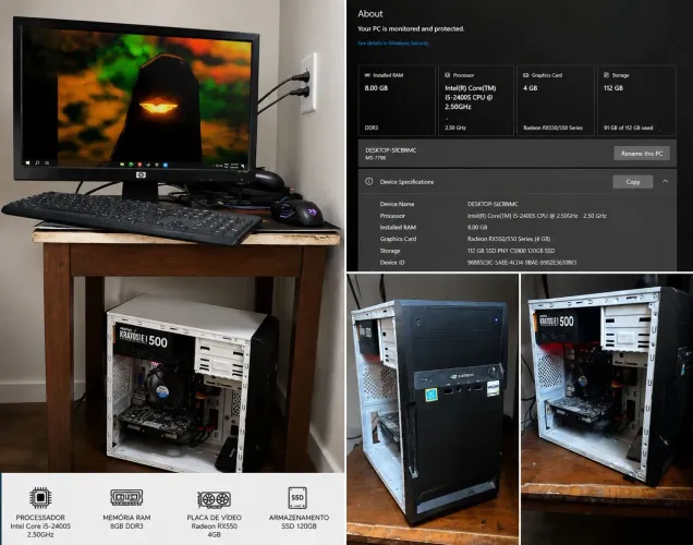 Computador home office / PC. ótimo para estudos, trabalho e rodas muitos jogos