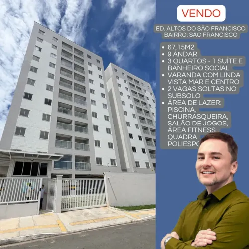 Imóvel para venda tem 67 metros quadrados com 3 quartos em Jardim São Francisco - São Luís