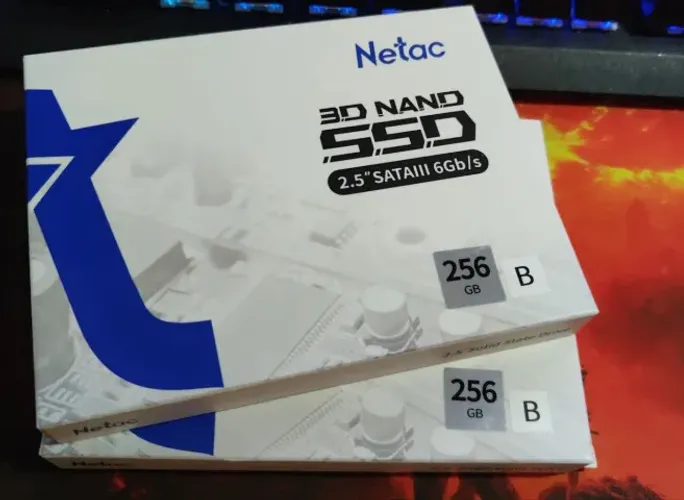 SSD 256gb, novo e lacrado