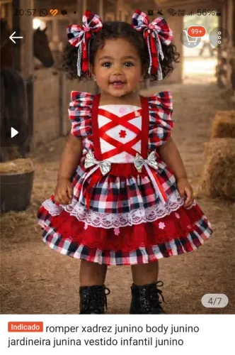 Vestido romper junino