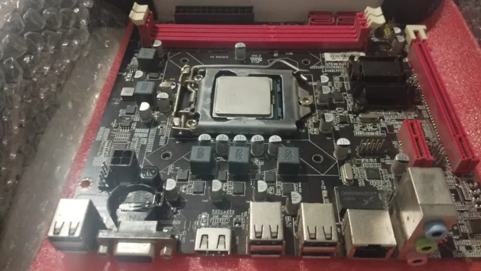 Kit placa mãe+processador+ram+placa de video