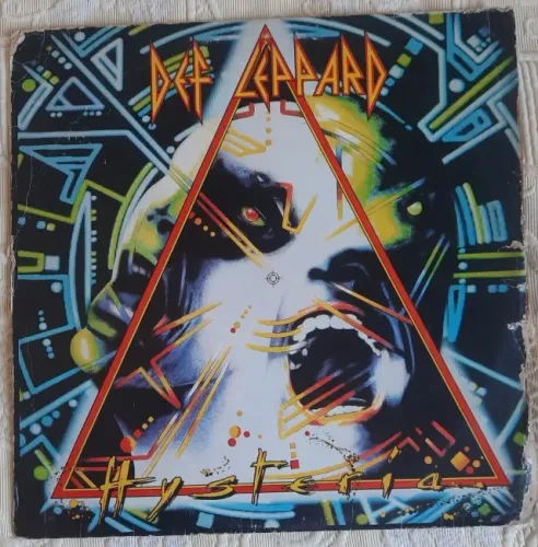 LP VINIL - DEF LEPPARD - HYSTERIA - 1987 - LER DESCRIÇÃO