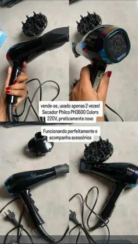 Secador de cabelo completo
