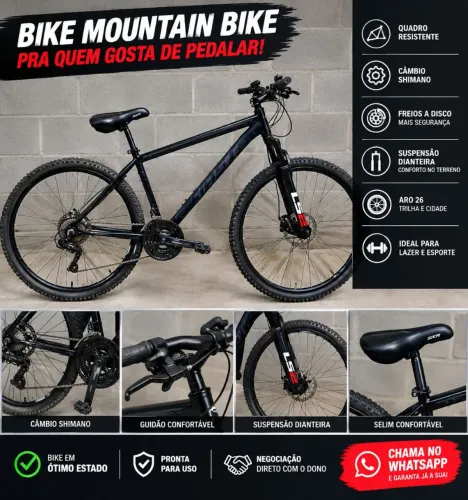 Bike aro 29 alumínio shimano