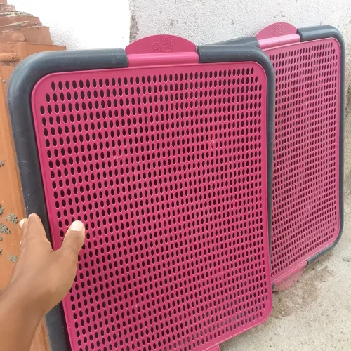 Tapete higiênico de plástico
