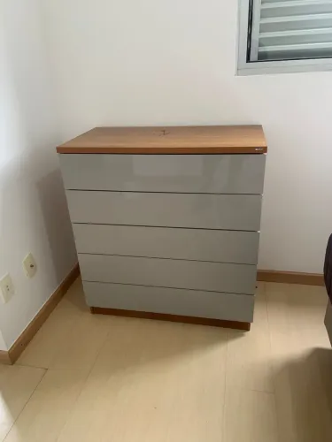 Comoda 5 gavetas para quarto solteiro