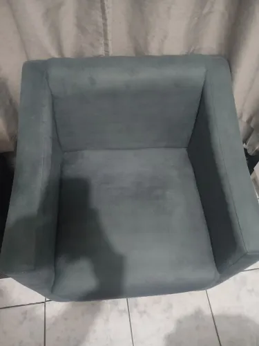 Mini Poltrona Cinza Usada 