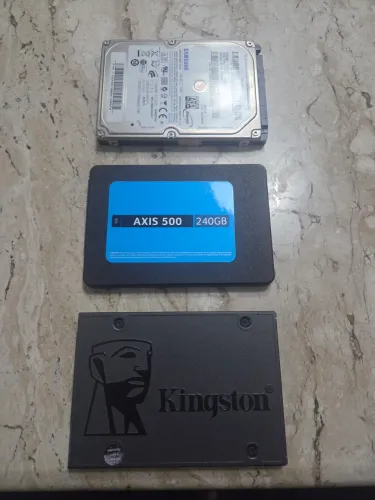 Kit com 3 Unidades de Armazenamento (SSD + HD) - Venda para Peças