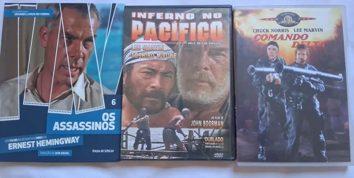 Filmes Lee Marvin - DVDs cada ou todos