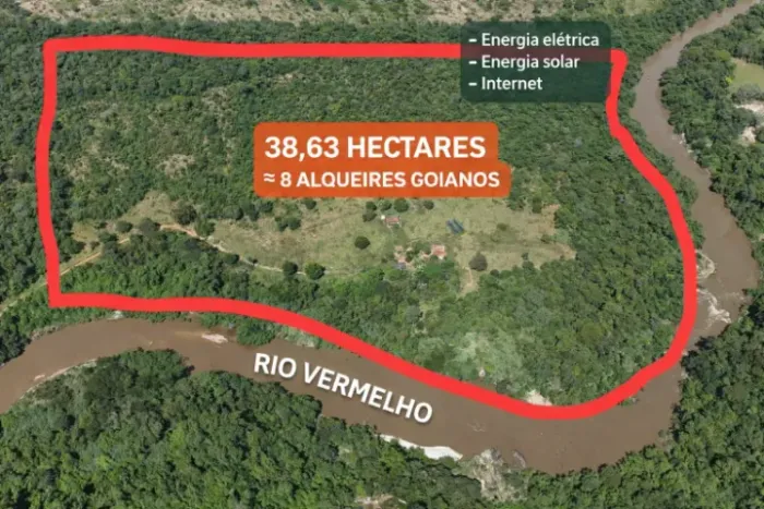 chácara Proximo a Cidade de Goias, RIO VERMELHO
