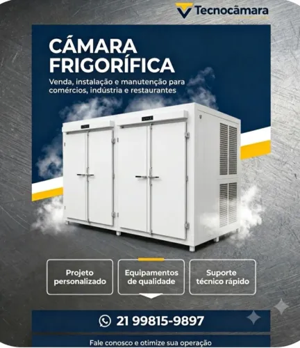 Mini camara frigorifico dupla.