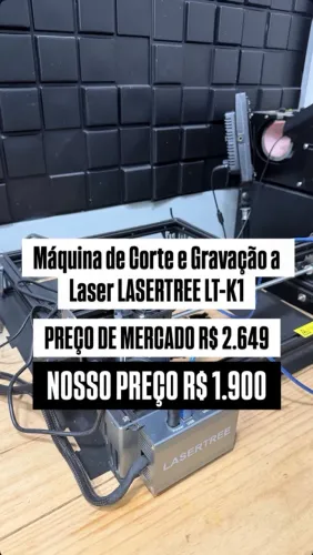 Máquina de Corte e Gravação a Laser