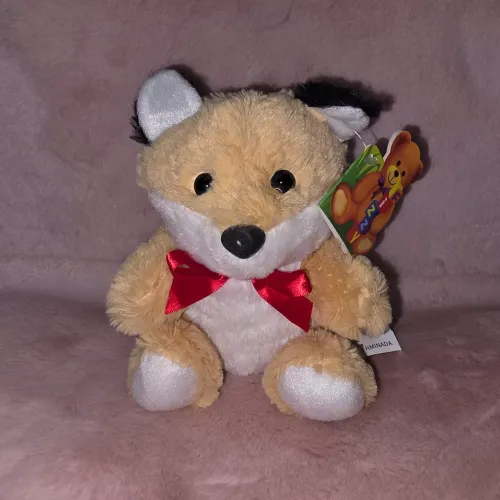 Raposa Raposinha Fofa de Pelúcia Caramelo