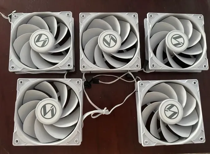 5 FANS LIAN LI ORIGINAIS 120MM PWM REVERSE