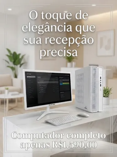 Computador completo, Escritorio Recepção