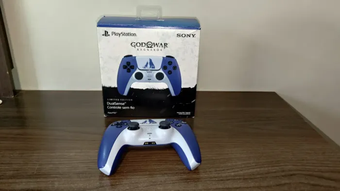 Controle Dual Sense God of War Ragnarok Anti Drift Novo
