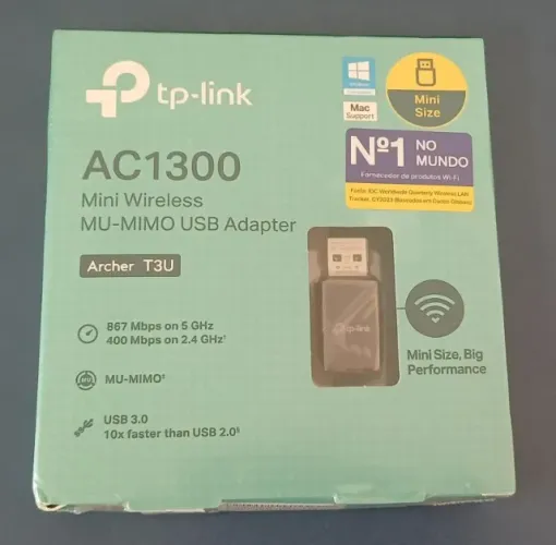 Adaptador wifi Tp-link Ac1300 (novo lacrado)