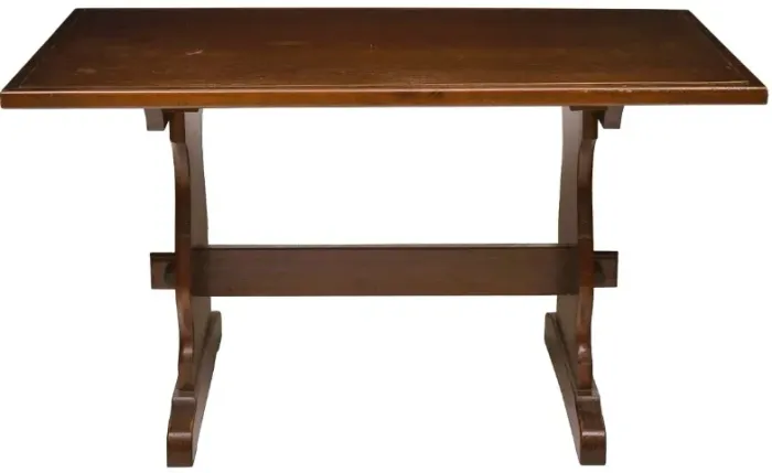 Mesa Jantar/Copa retangular Madeira clara estilo "Provençal" Pés de sapatas *