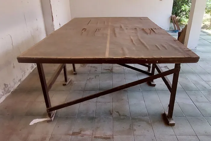 MESA MADEIRA ANTIGA PING PONG