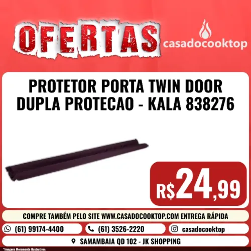 PROTETOR PORTA TWIN DOOR DUPLA PROTECAO - KALA 838276