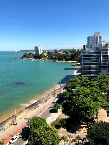 Alugo para temporada pé na areia da praia da areia preta, Guarapari