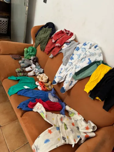 Lote roupa bebê menino M/G 11 meses