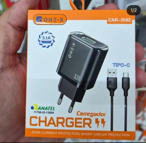 CARREGADOR P/CELULAR TYPE C REF:<br><br>CAR-3592 (?<br>