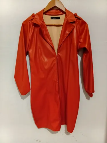 Vestido em couro machika