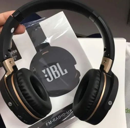 Fone De Ouvido jb everest Jb950 Sem Fio com Microfone Preto