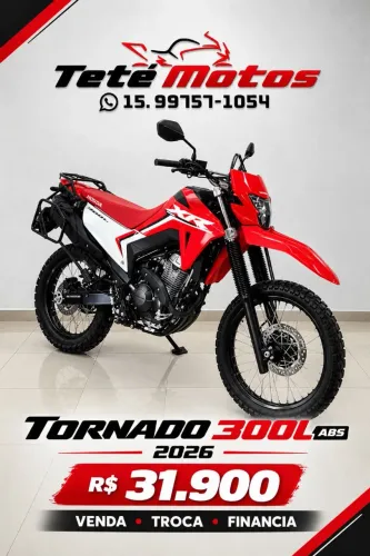 Tornado 300 l ABS 2026 (Venda // Troca // Financia)