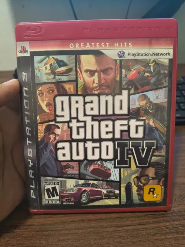 Jogo Gta 4 Grand Theft Auto Iv Com Mapa Ps3