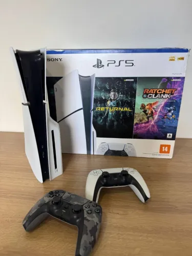 PS5 MIDIA FISICA COM 1TB E 2 JOGOS
