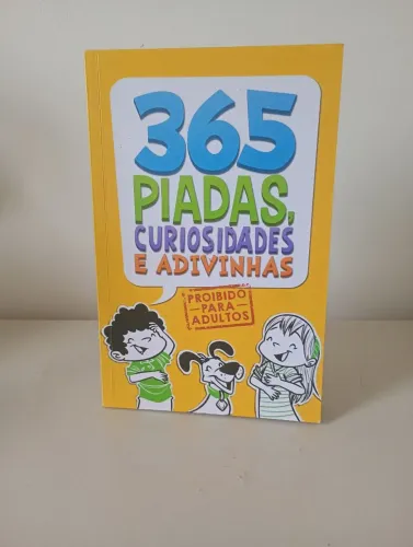 Livro 365 piadas, curiosidades e adivinhas