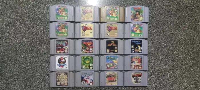 Fitas Nintendo 64 originais e funcionando perfeitamente