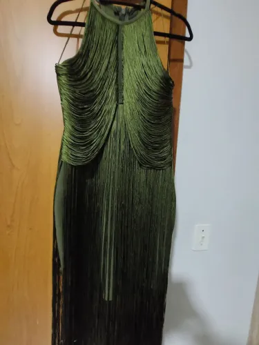 Vestido de franjas